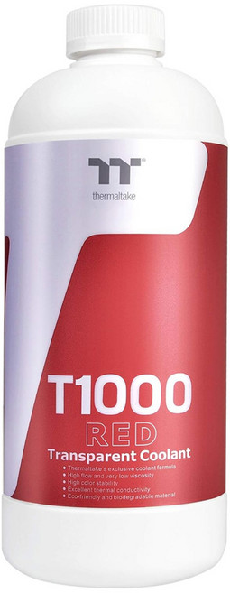 thermaltake 曜越 T1000 透明水冷液 紅色, 1罐