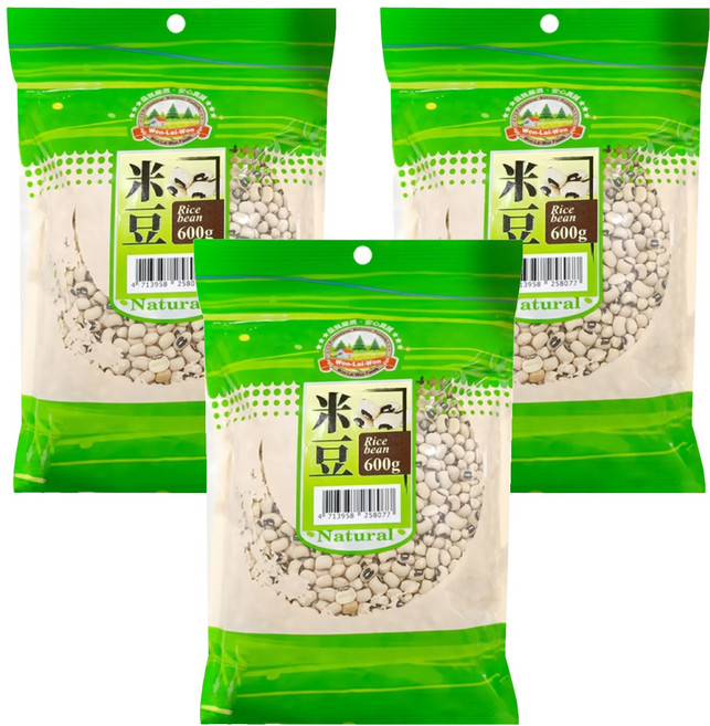 WON LAI WON 旺來旺 米豆, 600g, 3包