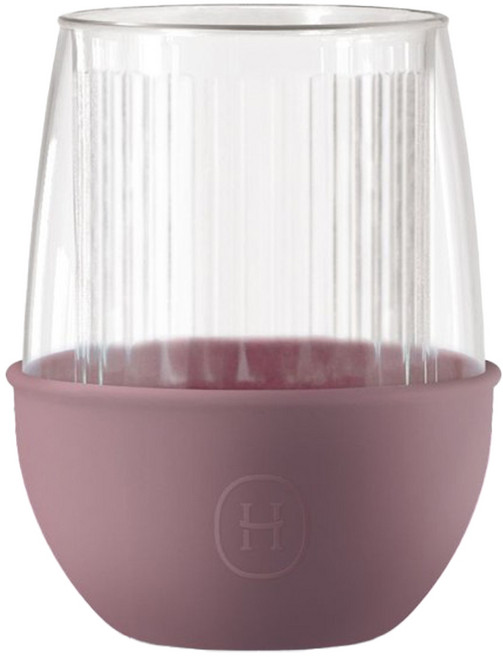 HYDY 兩用杯/線條紋杯, 乾燥玫瑰 無金邊, 240ml, 1個