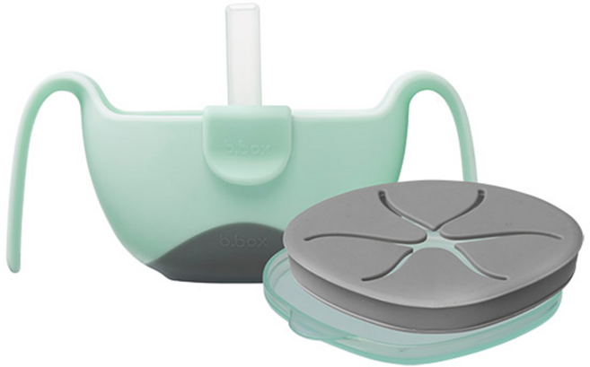 b.box Multi 嬰兒輔食碗組, 開心果綠, 1組