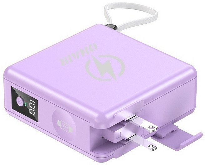 台灣 ONAIR 可充手錶閃電快充萬能充行動電源 15000mAh, 紫色, F12A
