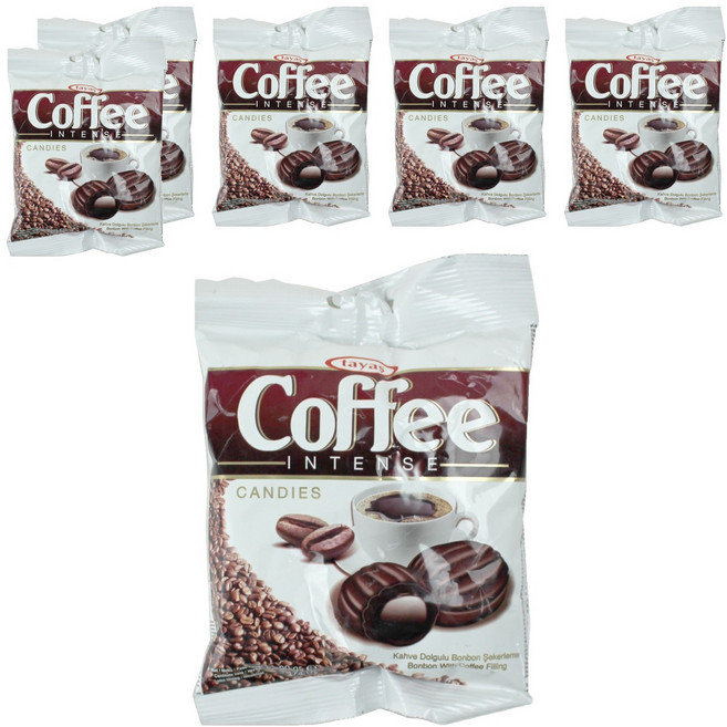 타야스 커피 인텐스 캔디, 90g, 6개