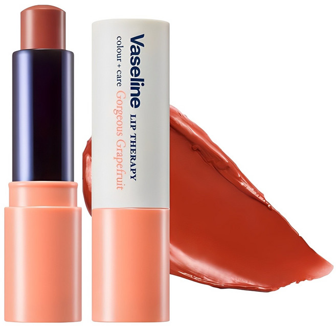 바세린 립 테라피 컬러 케어 립밤, 05 고져스 그레이프프룻, 4.2g, 1개