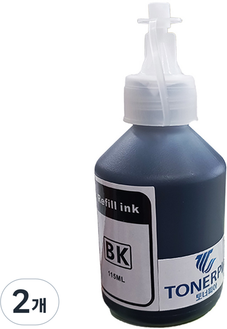 토너피아 브라더 호환 BT-D60BK, 검정, 2개