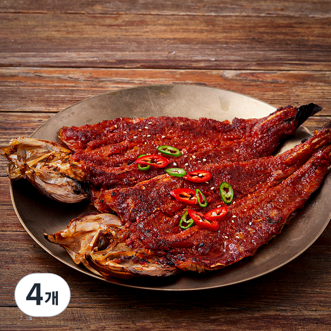 속초에서 바로 양념한 도톰 황태구이 2마리, 400g, 4개