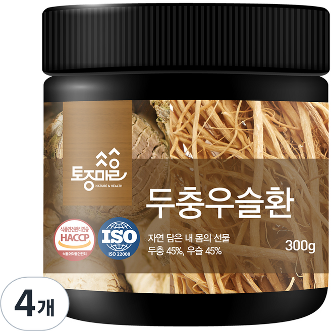토종마을 국산 두충우슬환, 4개, 300g