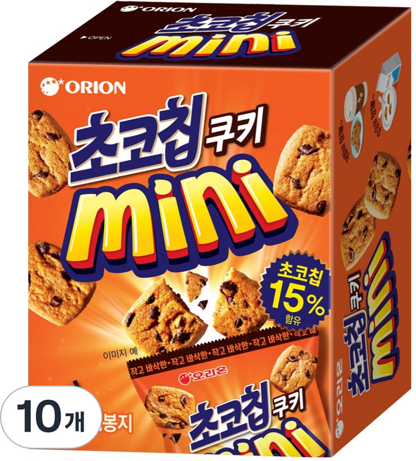 오리온 초코칩쿠키 미니, 90g, 10개