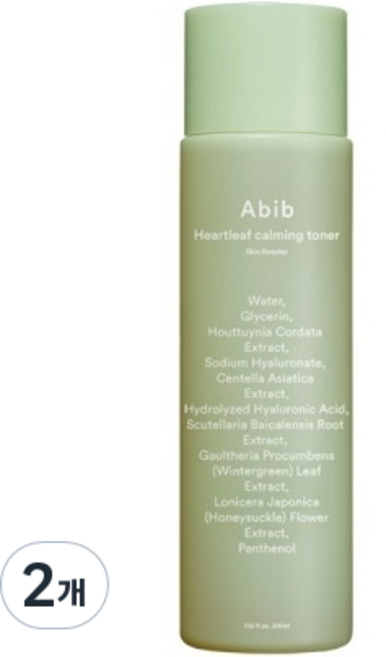 아비브 어성초 카밍 토너 스킨부스터, 200ml, 2개