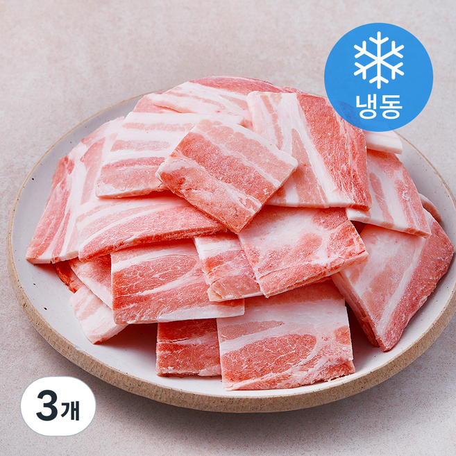 동원 칠레산 옛날 삼겹살 (냉동), 3개, 3kg