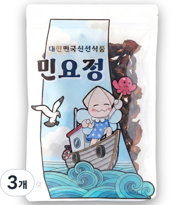 민요정 오징어다리, 3개, 300g