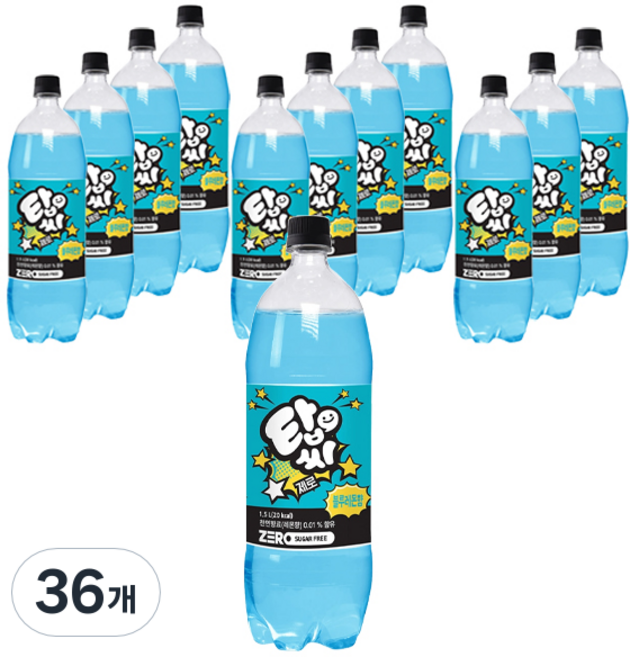 탑씨 제로 블루레몬향, 36개, 1.5L