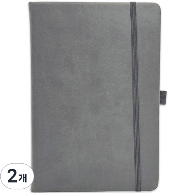 VIC DreAm 萬年型精裝剪貼日記本, 灰色, 2個