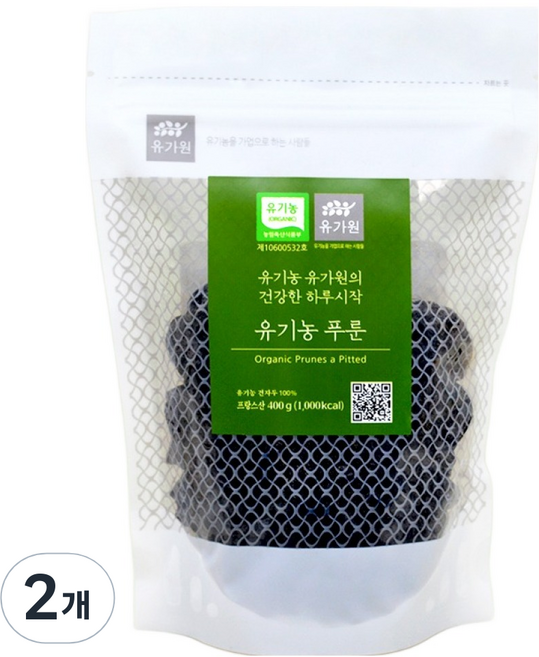 Yougaone 去籽黑棗乾, 400g, 2個