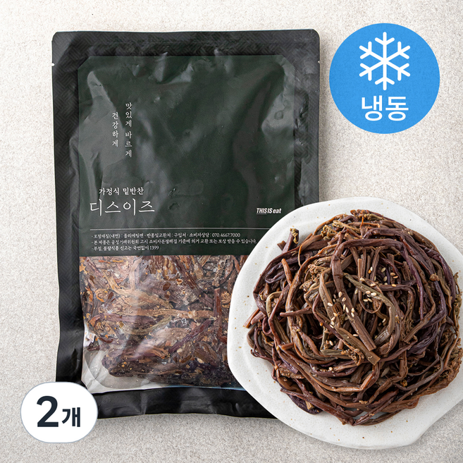 디스이즈 고사리볶음 (냉동), 500g, 2개
