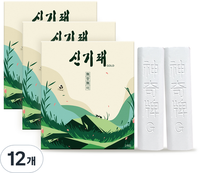 신기패 분필형 해충 바퀴벌레약, 14g, 6개