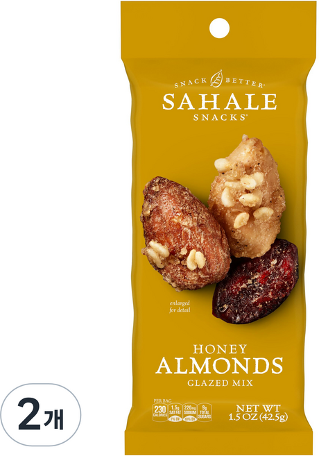 사할리스낵스 허니 아몬드, 2개