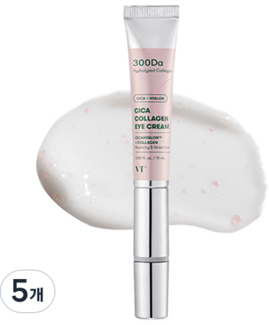 브이티코스메틱 시카 콜라겐 초미세진동 아이크림, 15ml, 5개