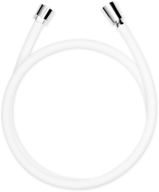 바디럽 퓨어썸 시그니처 실리콘 샤워호스, 2m, 화이트