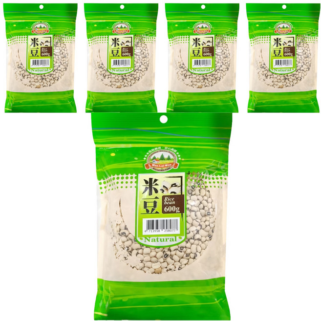 WON LAI WON 旺來旺 米豆, 600g, 5包