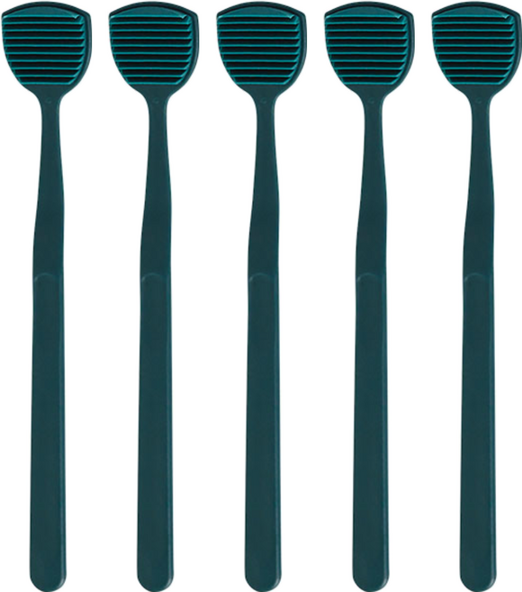 생활도감 10중 스크래퍼 혀클리너 그린, 5개