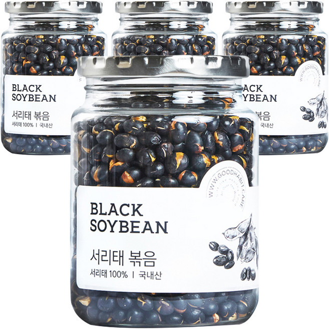 착한습관 볶은 서리태, 200g, 4개
