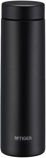 TIGER 虎牌 超輕量旋蓋雙層不鏽鋼保溫瓶 MMZ-W501KZ 曜石黑 500ml, 1個