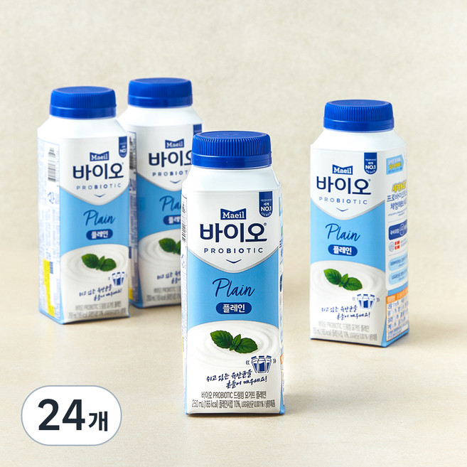 매일바이오 드링킹 플레인, 250ml, 4개입, 6개