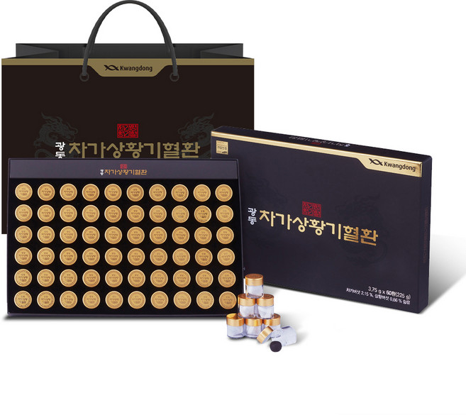광동 차가상황기혈환, 225g, 1개