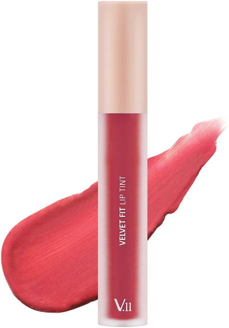 빌라쥬11팩토리 벨벳 핏 립 틴트, 루비 핑크, 4.7g, 1개 - 쿠팡