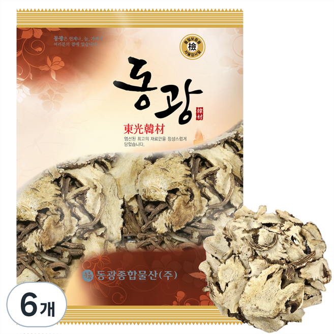 동광한방몰 제천 참당귀 국내산, 100g, 6개