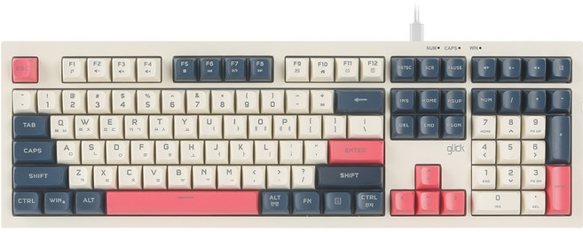 g-clicker OfficePro Silence M RGB 靜音有線鍵盤, Havana Cappuccino CR1, OPK50, 製造商軸