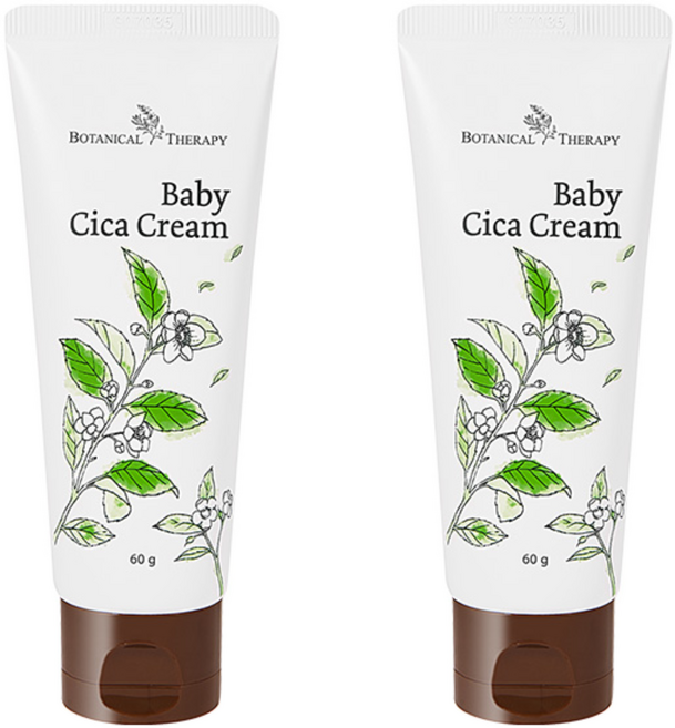 보타니컬테라피 베이비 시카크림, 60g, 2개