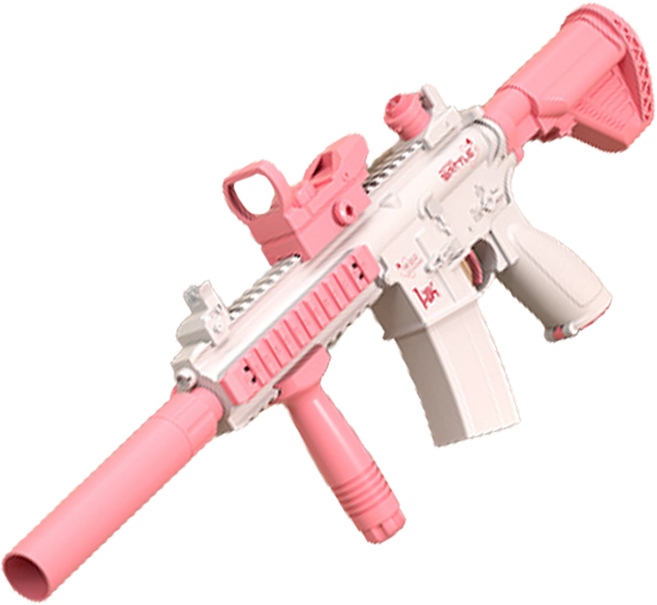 다다랜드 M446 전동 물총, 핑크, 1개