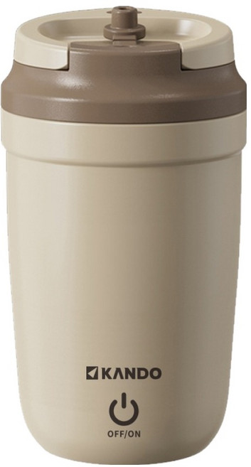 Kando 磁力攪拌杯 米色 350ml, KB-350, 1個