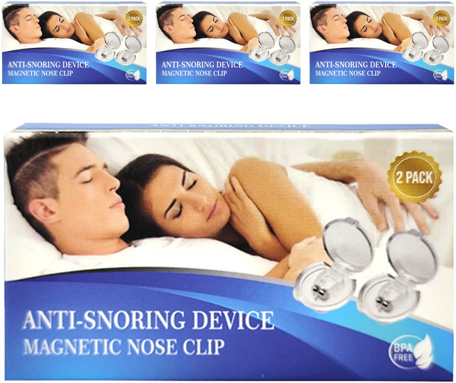 Neon 台灣霓虹 迷你止鼾器 矽膠磁性鼻夾, 4盒