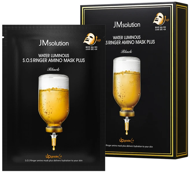 제이엠솔루션 물광 에스오에스 링거 아미노 마스크 플러스, 10개입, 1개 - 쿠팡