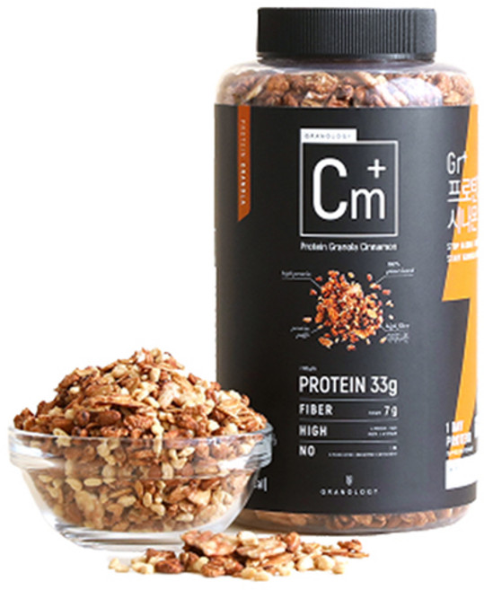 그라놀로지 프로틴 그래놀라 시나몬스터 시리얼, 1개, 400g