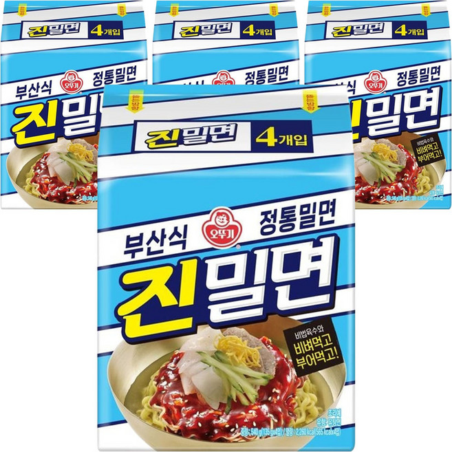 오뚜기 진밀면 135g, 16개