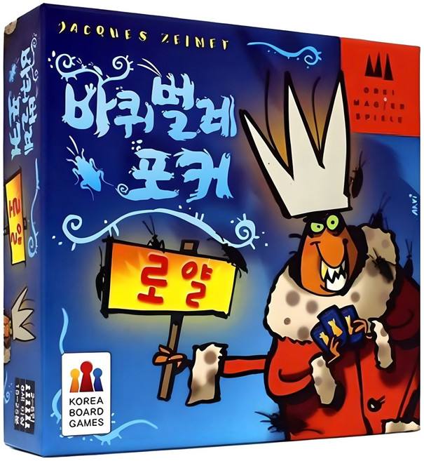 코리아보드게임즈 바퀴벌레포커 로얄 카드게임, 혼합색상, 1개
