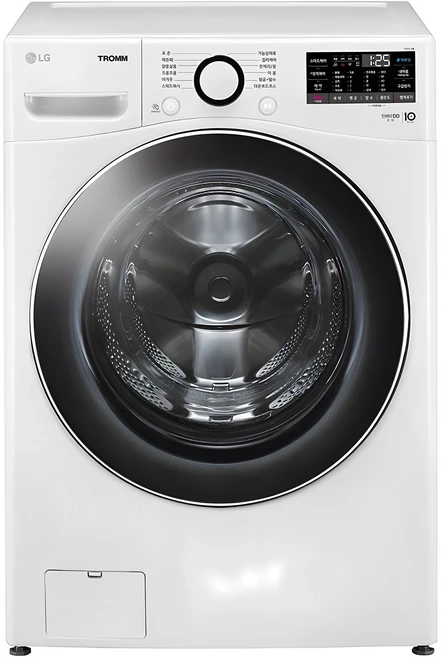 [10% 환급가전] LG전자 트롬 드럼세탁기 F24WDWP 24kg 방문설치, 화이트유광