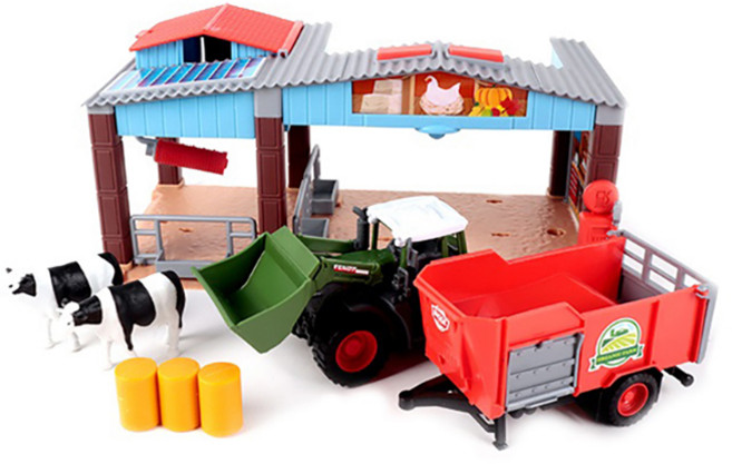 디키토이즈 팜 스테이션 플레이 중장비 세트, 혼합색상, 1개