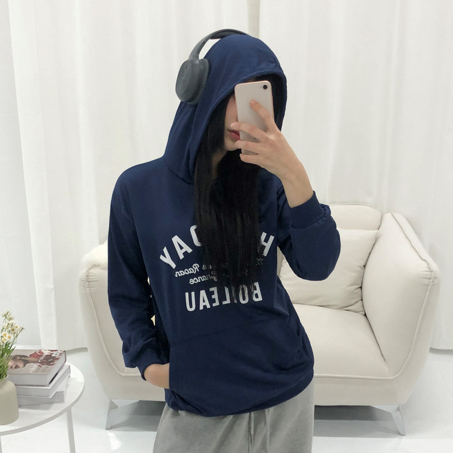 PEONIST 袋鼠口袋Oversize連帽衫