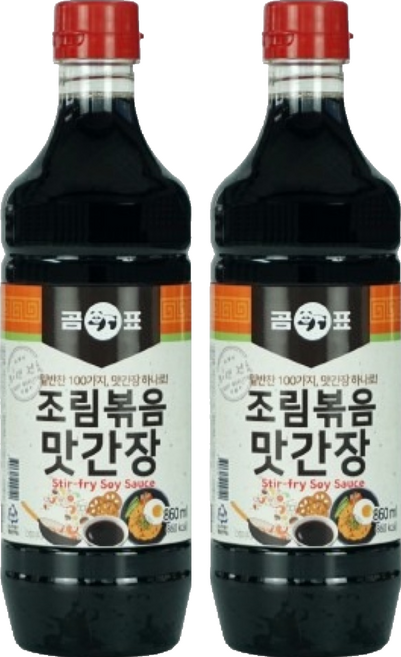 Gompyo 조림볶음 맛간장, 2개, 860ml