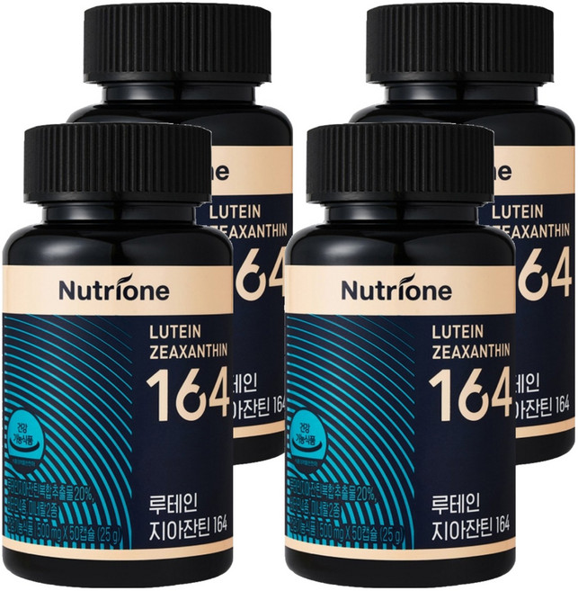 뉴트리원 루테인 지아잔틴 164, 50정, 25g, 4개