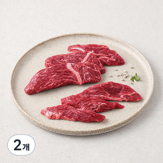 참연한우 어린암소 특수부위 1등급 구이용 (냉장), 200g, 2개