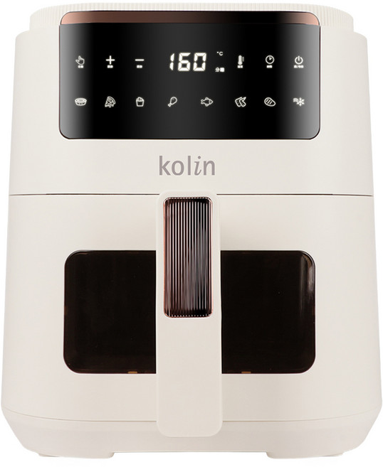 Kolin 歌林 觸控氣炸鍋 366 x 332 x 306mm 3.7kg 5L, KNJP-SD2063, 白色