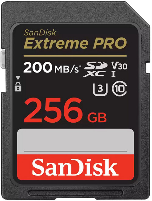 SanDisk 晟碟 公司貨 Extreme Pro SDXC UHS-I(V30) 記憶卡, 256GB, 1個