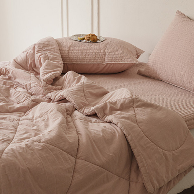 아망떼 타임리스 60수 고밀도 면아사 피그먼트 간절기 차렵이불