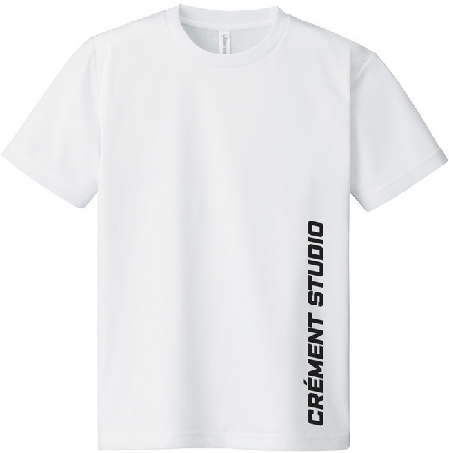 크로스써드먼트 남녀공용 스포츠 사이드 레터링 드라이 반팔 쿨 티셔츠 CRE1907ATHR