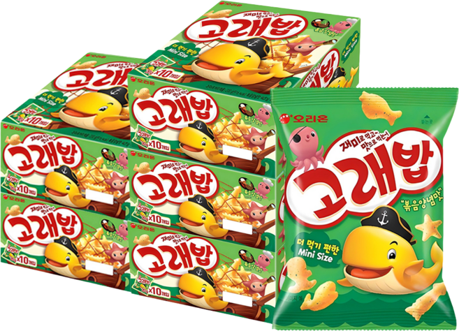 ORION 好麗友 鯨魚王脆餅 炒醬風味, 20g, 50包